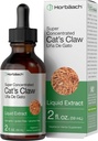Horbäach Cats Claw Herb Extract Tincture | 2 Fl Oz | 알코올 무료 | 채식주의, 비 GMO, 글루텐 무료 액체