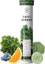 WELLBEING NUTRITION Daily Greens | 천연 레몬과 라임 풍미 | 15 정제 63g (2.22Ounce)