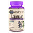 성인 & 아이를 위한 생명 유기 Elderberry Gummies의 정원 - 유기 과일, 초본 혼합, Elderberry, Echinacea, 아연, 비타민 C, 120 Vegan 글루텐 자유로운 Gummies를 가진 면역 지원 보충교재