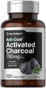 Horbäach Charcoal 알약 780mg | 120 캡슐 | 코코넛 쉘에서 활성화 된 숯 | 비 GMO 및 글루텐 무료 | Acti-Coal
