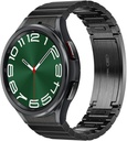 삼성 갤럭시 시계 6 스포크 에디션 47mm 독점 블루투스 스마트 워치, 건강, 피트니스, 수면, 심박수 추적기, 향상된 배터리, 사파이어 크리스탈 유리, 미국 버전, 링크 팔찌 밴드, 블랙