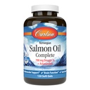 Carlson - Salmon 기름 완전한, 700 mg Omega-3s + Astaxanthin의 심장 혈관 지원, 뇌 기능 & 합동 건강, 120 연약한 젤