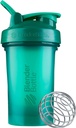 BlenderBottle Classic V2 셰이커 병은 단백질 쉐이크 및 사전 운동, 20-Ounce, 에메랄드 그린에 적합합니다.