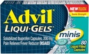 Advil Liqui-Gels 미니, 병 당 80 캡슐 (5 병)