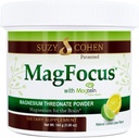 Suzy Cohen MagFocus 마그네슘 Threonate 분말 규정식 보충교재 200mg의 건강한 Nerve의 지원 Cognition, 에너지, 뼈 건강, 스테비아, 레몬 풍미, 60의 서빙