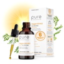 Pure Therapro Rx Vegan D3 + K2 Organic 100 % Liposomal 20ml Made in USA | 6 개월 공급 | 최대 흡수 비타민 D3 및 비타민 K2 보충제 남성 및 여성, D3 비타민 5000 IU
