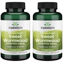 Swanson Sweet Wormwood - GI Gut Health, Microbial Balance & Digestive Health Support - Artemisinin과 초본 보충 - (90 캡슐, 425mg 각각) 2 팩