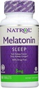 Natrol Melatonin 3 mg 수면 시간 방출 규정식 보충교재는 100개 ea를 메모장에 기입합니다 (4의 포장)