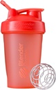 BlenderBottle Classic Shaker Bottle Perfect for Protein Shakes and Pre Workout, 20-Ounce, 산호