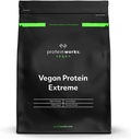Protein Works - Vegan Protein Extreme | 고단백 파우더 | 공장 기반 쉐이크 | 딸기 'n' 크림 | 2.20 파운드