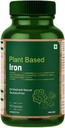 Ferrous Fumarate, 비타민 C, Spinach & Beet Root를 함유 한 식물 기반 철 - 60 캡슐