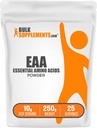 BulkSupplements.com Essential Amino Acids Powder - 에센셜 아미노산 보충, EAA 파우더 - Unflavored & 글루텐 무료, 10g, 서빙 당 250g (8.8 oz) (팩 1)
