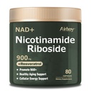 Airboy Liposomal 니코틴 아미드 Riboside 900 mg, Resveratrol & Quercetin, 세 번째 부품 테스트, 노화 방지, 에너지, 초점 80 카운트와 NAD 보충