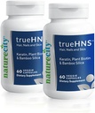 NatureCity True-HNS Hair Nails and Skin Cynatine Keratin 및 Plant Based Biotin Vitamin 보충교재 |Fuller and Stronger Hair and Nails|비 GMO|120 Veggie 캡슐