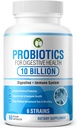 소화 건강 60 캡슐에 대한 프로 바이오 틱 | 10 억 CFU Scientifically Formulated Multi Strain Probiotic Blend | 남성 및 여성을위한 프리 바이오 틱 보충제 (10 억 Probiotics)