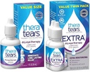 TheraTears는 건조한 눈, 1.0 Fl Oz & 여분 건조한 눈 치료를 위한 눈 강하, 0.5 fl oz 병, 2개의 조사 (1의 포장)를 위한 눈 강하를 기름을 바르는 눈 치료 눈 강하를 말립니다