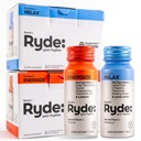 RYDE 샷 | Energize + Relax | Essential B Vitamins, Ginseng, Chamomile and Caffeine| Zero Calories, Zero Sugar | 16 팩