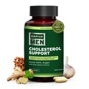 Arjuna, Garlic, Guggul, Male Vigor Blend 및 기타 허브 및 비타민과의 Cholesterol 지원, 일반 콜레스테롤 레벨, 30 일 공급, 60 캡슐