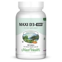 Maxi-Health Vitamin D3 1000 IU - 건강한 근육 기능, 뼈 건강 및 면역 지원 - 360 정제 - 성인을위한 최고의 코셔 보충