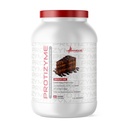 대사 영양 | Protizyme | 100 % Whey Protein Powder | 고단백, 저탄소, 소화 효소, 24 필수 비타민 및 미네랄이 함유 된 저지방 | 초콜릿 케이크, 2 파운드