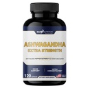Gade Nutrition Ashwagandha Supplements - Black Pepper, Natural Mood, Focus 및 Energy Support Supplement, 120 Veggie 캡슐, USA Made가있는 추가 강도, ashwagandha 분말 캡슐