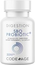 Codeage SBO Probiotics 50 억 CFUs, 멀티 스트레인 Soil 기반 Organism, 여행 크기 유통, 유기 발효 식물 혼합 및 Prebiotic, 7 일 포뮬러, 14 캡슐