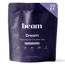 Beam Dream Sleep Powder, L-Theanine, Apigenin, Reishi 및 Magnesium, 세 번째 파티는 깊은 수면, 휴식 및 회복, 자연 수면 지원, 22 서빙을위한 자연 수면 보조 및 수면 보충을 테스트했습니다.