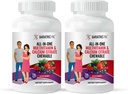 BariatricPal All-in-ONE Chewable Multivitamin 칼슘 구연산염 & 철 - 혼합 Berry (60 일 공급)