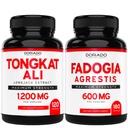 DORADO NUTRITION Tongkat Ali 추출물 (Longjack) Eurycoma Longifolia 및 Fadogia Agrestis 600mg 추출물