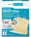 케어 과학 스마트 치유 Hydrocolloid, 대형, 2.3 x 3에서, 4CT | 100 % 방수 씰 치유 촉진, 스카링 감소