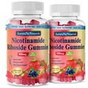2 팩 NAD Resveratrol 보충교재, Quercetin, 교원질, 비타민 지원 노화 방지, 세포 재생, 에너지 부스트, 여성 남자를 위한 피부 개선을 가진 설탕 자유로운 900mg Gummies