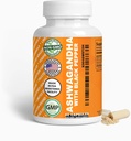 일반적인 유기 Ashwagandha & 까만 고추 캡슐, 1300mg & 10mg, 60 조사, 부스트 Immunity & 자연적인 Mood