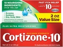 Cortizone-10 Plus 최대 강도 Anti-Itch Creme 2 oz (패치 2)