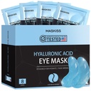 눈 헝겊 조각 (8 쌍)의 밑에, 어두운 원형 퍼피 눈 Undereye 부대를 위한 Hyaluronic 산 눈 가면, 주름과 Hydrate를 위한 교원질 눈 헝겊 조각, 그녀의 피부를 위한 피부 관리 선물