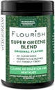 슈퍼 그린. Greens Powder Mix for Energy, Chlorella Organic Spirulina, Beet Root Powder, Enzymes & Probiotics, Original, 30 서빙