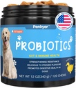 개를위한 Probiotics, 개 Probiotic Chews for Gut Immunity Health Yeast Itchy Skin Ears Puppy Probioticos Digestive Enzymes with Prebiotics Chewable Reduce Diarrhea Gas 알레르기