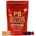 카페인 탄알 민트 에너지 Chews *40 – 젤, 정제 및 껌 보다는 더 빠른 부스트. 서빙 당 100mg - 운동, 자전거, 도박 & 전 운동 내구시간 Kick를 위한 스포츠 과학.