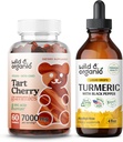 야생 & 유기 타트 Cherry Gummies & Turmeric Tincture 4 fl oz