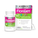 Florajen Kids Probiotic - 어린이 6 개월 동안 매일 Gut & Immune 지원 - 변비, Bloating, & 소화 완화 - 신선도 및 효능에 대한 냉장 - 60 캡슐