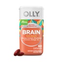 OLLY Ultra Strength Brain Softgels, Nootropic, 건강한 두뇌 기능, 기억, 초점 및 농도, Omega-3s, 비타민 B6 및 B12, 30 일 공급 - 60 조사