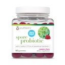 Youtheory Spore Probiotic - Vegan Gut & Digestive Support* - Bacillus Coagulans - Dairy, Soy, & Gluten 무료 - 60 구미를 포함합니다