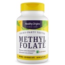 건강한 근원 메틸 Folate 800 mcg (Quatrefolic, 비 GMO의 생물 유효한 Folate, 글루텐 자유로운, Neurotransmitter 지원), 120의 Veggie 모자