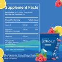 UltraCalm 슈퍼 Cortisol 음료, Calm 마그네슘 글리세라이드 분말 (30 서빙), L-theanine, Ashwagandha, 비타민 D, 설탕 없음, 라즈베리 Lemonade Electrolytes Powder-1
