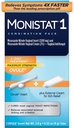 여성을 위한 Monistat 1 일 효모 감염 처리, 1 Miconazole Ovule 삽입 & 외부 Monistat 반대로 Itch 크림 뭉치