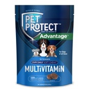 Pet Protect Dog Multivitamin, Vet-Formulated DVM Daily Soft Chews, Ongoing Health & Wellness, 닭고기 (120 개)
