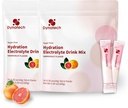 Dynatech Zero Sugar Electrolyte 음료 혼합 - Grapefruit - 10 Electrolytes & Vitamins가있는 수분 분말 패킷 | Non-GMO, Gluten Free, Vegan Electrolytes Powder Packets | 32 서빙