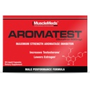 MuscleMeds AROMATEST 테스토스테론 승압기 & Aromatase 억제물, 더 낮은 에스트로겐, 지원 근육 건물 & 힘, 남자를 위한 노화 방지 호르몬 보충, 30의 액체 모자