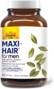 남자를 위한 국가 생활 Maxi-Hair - 2000mcg Biotin는, 톱 Palmetto, 호박씨 기름, DIM, 칼륨, 마그네슘, 칼슘 & 아연 혼합 - 더 건강한 머리, Scalp, 피부 & 못, 60 Vegan 캡슐을 지원합니다