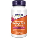 지금 식품 보충제, 메틸 B-12 (Methylcobalamin) 10,000 mcg, 신경 시스템 건강 *, 60 Lozenges