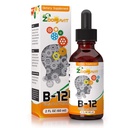빠른 흡수를 가진 비타민 B 복잡한 액체 하락 - 최고 B 액체 복잡한 비타민 B2, B3, B5, B6 & B12 - 자연적인 에너지 부스트, 정신 초점 & 건강한 면역 체계
